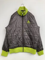 le coq sportif ルコックスポルティフ ブルゾン グレー 無地 ワンポイント ブランドロゴ キルティング ショート丈 フードなし ジップアップ メンズ レディースのサムネイル