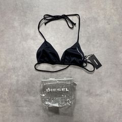 DIESELビキニ 水着 ブラック ラインストーン - メルカリ