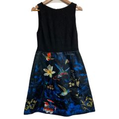 アリスアンドオリビア ノースリーブ ワンピース フレア Aライン