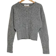 美品 25AW ALEXIA STAM アリシアスタン アリシアスタン ショート丈 ニットカーディガン F グレー レディース 古着 中古 USEDのサムネイル