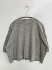 MIESROHE ミースロエ ニット/セーター F グレー コットン ナイロン ニット 無地 ショート丈 半端袖 タートルネック/ハイネック レディースのサムネイル