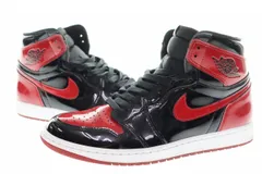 ナイキ NIKE AIR JORDAN 1 RETRO HIGH OG PATENT BRED 28cm 555088-063 AJ1 エア ジョーダン レトロ ハイ オリジナル パテント ブレッド スニーカー 【ブランド古着ベクトル】【中古】▲■260609
