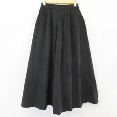 美品 yori ヨリ フクレジャガードスカート YR2223-057SM サイズ38 ブラック レディース 古着 中古 USEDのサムネイル