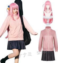 고토 혼자 보치자 로쿠! 코스프레 의상 가발 Cosplay 의상 코스프레용 의상 변장 의상 유니폼 이벤트 가장 하로