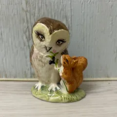 ベスウィック ブラウンじいさま りすのナトキン ピーターラビット フィギュリン 陶器 置物 《M》のサムネイル