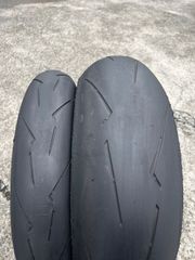 ダンロップKR410 110/17 140/17 サーキット専用前後タイヤセット
