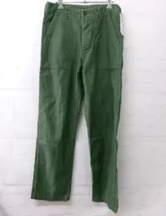 【中古】orSlow ｵｱｽﾛｳ ﾍﾞｲｶｰﾊﾟﾝﾂ ﾅﾁｭﾗﾙ ﾜｰｸﾊﾟﾝﾂ ｶｰｷ XS(0) 991923168のサムネイル