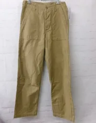 【中古】orSlow ｵｱｽﾛｳ ﾍﾞｲｶｰﾊﾟﾝﾂ ﾅﾁｭﾗﾙ ﾜｰｸﾊﾟﾝﾂ ﾍﾞｰｼﾞｭ XS(0) 991923161のサムネイル