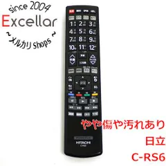 [bn:6] HITACHI　テレビリモコン C-RS6のサムネイル