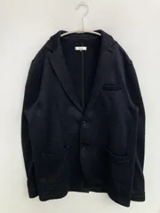 a.v.v アーヴェヴェ テーラードジャケット XL ネイビー 無地 ミドル丈 フードなし シングル メンズのサムネイル