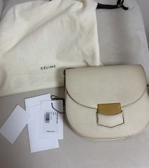 CELINE（セリーヌ）トロッター ショルダーバッグ トープ ゴールド金具 