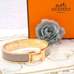 HERMESエルメス ブレスレット クリックH マロングラッセ - メルカリ