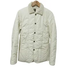 美品 Lavenham ラベンハム ビッグキルト パデッドジャケット M オフホワイト レディース 古着 中古 USEDのサムネイル