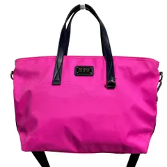 良品 MANDARINA DUCK マンダリナダック ナイロン 2WAY ショルダーバッグ トートバッグ EOT727 ピンク レディース 古着 中古 USEDのサムネイル