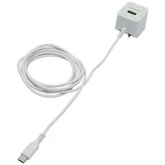 Type-C AC充電器 2.4A 1.5m TA77CUWTA77CUW【多摩電子工業】