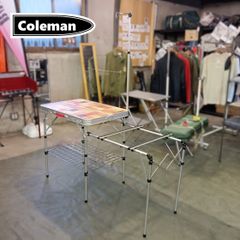 Coleman】ピクニックテーブル 希少ロゴ 収納ケース付 - メルカリ