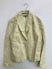 ANN TAYLOR テーラードジャケット 2 ライトグリーン コットン リネン・麻 花柄・ボタニカル柄 ミドル丈 フードなし シングル レディースのサムネイル