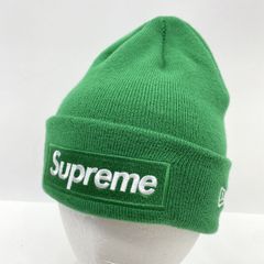 新品☆supreme ボックスロゴ ニット帽 グリーン ビーニー cap - メルカリ