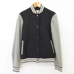 美品 BROOKS BROTHERS RED FREECE ブルックスブラザーズ レッドフリース ブルゾン スタジャン ジャケット サイズXS ダークネイビー レディース 古着 中古 USEDのサムネイル