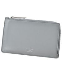 BALENCIAGA バレンシアガ ペーパー ジップ 長財布 グレー - メルカリ