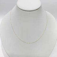 K18YG ネックレス約60cm スライドピン仕様 USED美品 - メルカリ
