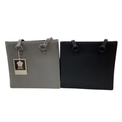 186000 MARY QUANT マリークワント トートバッグ　定価1点11800円 ブラック・グレー 2点まとめ売りのサムネイル