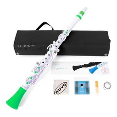 【新品】ヌーボ / N120CLGN クラリネオ プラスチック製 C調 クラリネット Clarineo2.0 White/Green NUVOのサムネイル