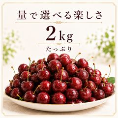 クール便‼️11.5rowアメリカンチェリー2kg父の日中元 さくらんぼ