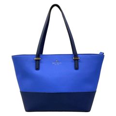 ✨美品✨ケイトスペード KateSpade ネイビー大容量トートバッグA4可