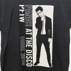 パニックアットザディスコ PANIC AT THN DISCO バンドTシャツ オフィシャル アーティストTシャツ ツアーTシャツ バンティー バンT Mサイズ アルバム メタル ロック 輸入 古着 アメカジ アメリカン USA グラフィック 両面プリントのサムネイル