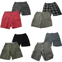 古着卸 まとめ売り ブランド ショートパンツ 8枚セット ( メンズ 32 ) コロンビア アディダス プーマ ノーティカ 中古 古着 NF1284