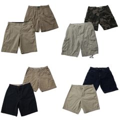 ラルフローレン ヒッコリー ペイント加工 ショートパンツ シンチバック