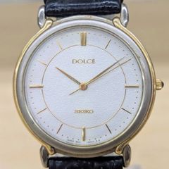 新品電池 極美品】セイコー ドルチェ コンビ ユニセックス 8N41-6110