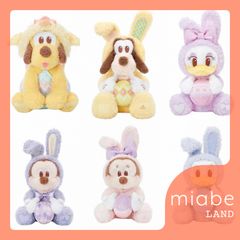 ディズニー 干支 ぬいぐるみ バッジ 2011 兎年 5種 ミッキー ミニー 他