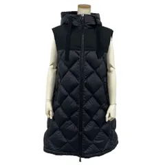 モンクレール MONCLER DUCOS GILET ロング ダウンベスト ジレ ダウンコート ブラック サイズ3 レディース【中古】のサムネイル