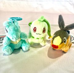 チコリータ ヒノアラシ ワニノコ ぬいぐるみ まとめ売り Pokemon fit