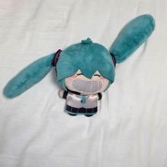 初音ミク型汎用うさぎ 着衣 パスケース ぬいぐるみ マスコット