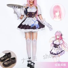 붕괴 스타 레일 아이리 노조미 Elysia 코스프레 의상 가장 cosplay 의상 문화제 선물 할로윈 크리스마스 가발 첨부