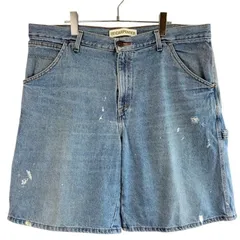 メキシコ製フェイデッドグローリーFadedGloryデニムペインターショーツハーフパンツショートパンツカーペンター青ブルーウォッシュフェードリアルワークウェアアウトドアキャンプY2K西海岸スケボースケーターvintageヴィンテージ60503のサムネイル