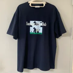 新品/在庫整理 レタリング プリンティング 半袖Tシャツ (ゴン色 カラー)のサムネイル
