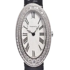 ティファニー TIFFANY&Co. L0710 カクテルウォッチ ダイヤベゼル シルバー クォーツ レディース 美品 箱付き 腕時計 L#147989のサムネイル
