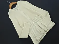 NARACAMICIE ナラカミーチェ 透かし網 カーディガン size3/アイボリー ■◇ レディースのサムネイル