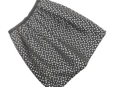 INED イネド 大きいサイズ ドット Aライン 台形 スカート size15/黒 ■◇ レディースのサムネイル