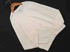 OPAQUE.CLIP オペークドットクリップ パールビーズ カーディガン size38/オフホワイト ■◇ レディースのサムネイル