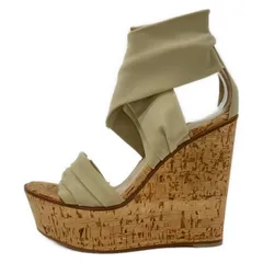 Gianvito Rossi(ジャンヴィト・ロッシ) サンダル 36 レディース - グレーベージュ ウェッジソールのサムネイル