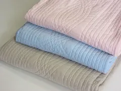 寝るたびに感じる綿の優しさ　綿100％水洗いキルト敷パット　シングルサイズのサムネイル