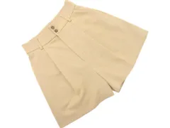 Ray BEAMS レイビームス タック ショート パンツ size0/ベージュ ■◆ レディースのサムネイル