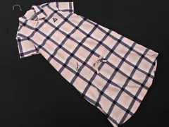 le coq sportif ルコックスポルティフ GOLF ゴルフ チェック 半袖 ポロ ワンピース sizeL/ライトピンク ■◆ レディースのサムネイル