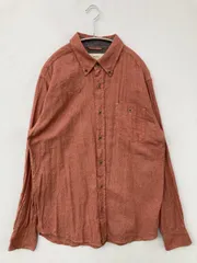 WEATHERPROOF ウェザープルーフ シャツ/ブラウス レッド コットン 無地 ミドル丈 長袖 ボタンダウン レギュラーカラー メンズのサムネイル