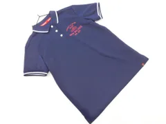 New Balance ニューバランス ゴルフ ロゴ 半袖 ポロシャツ size1/紺 ■◆ レディースのサムネイル